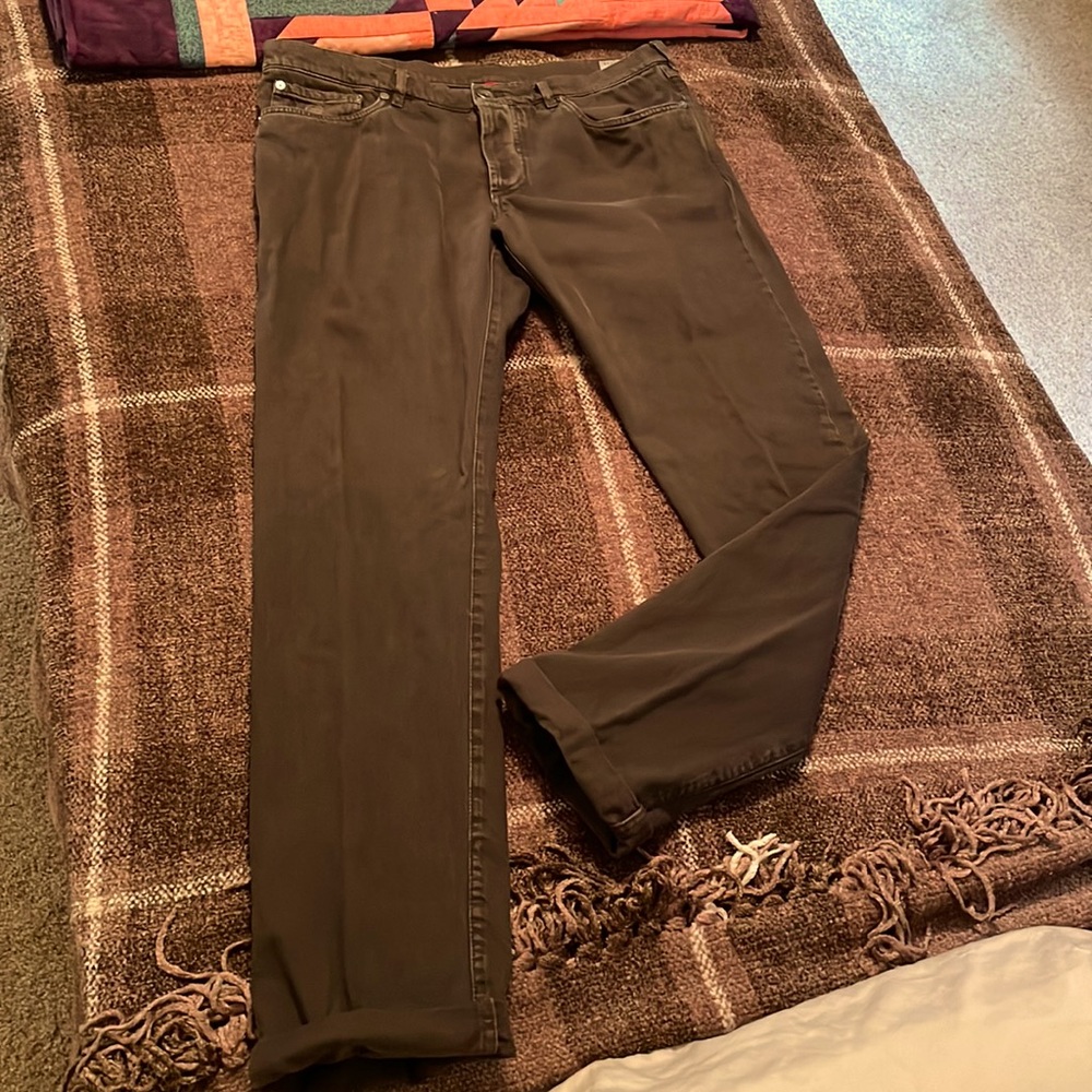 Brunello Cucinelli mens button fly 5 pocket jeans
